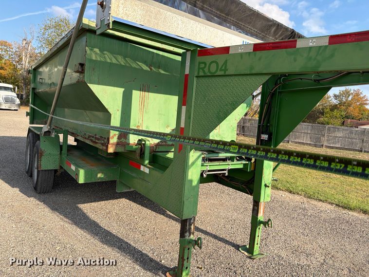 image for item ED5028 2016 Texas Pride R071214KGN roll-off container trailer