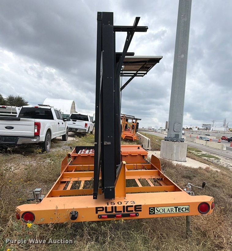 image for item ED5040 2021 Solar Tech Silent Messenger message board trailer