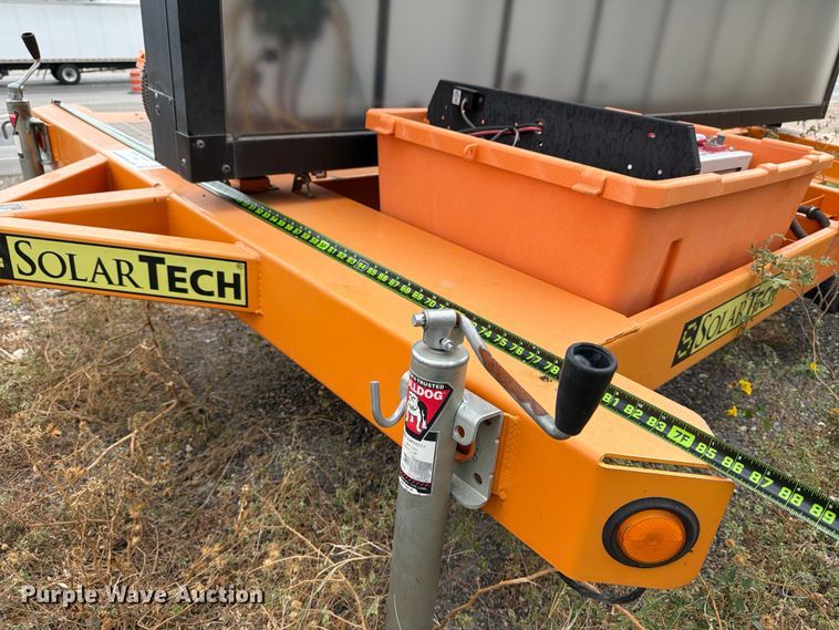 image for item ED5040 2021 Solar Tech Silent Messenger message board trailer