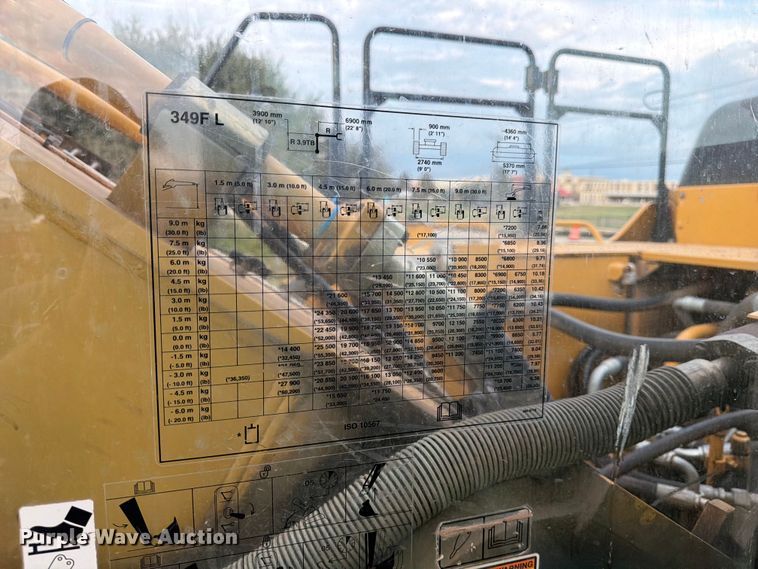 image for item ED5045 2016 Caterpillar 349F L excavator