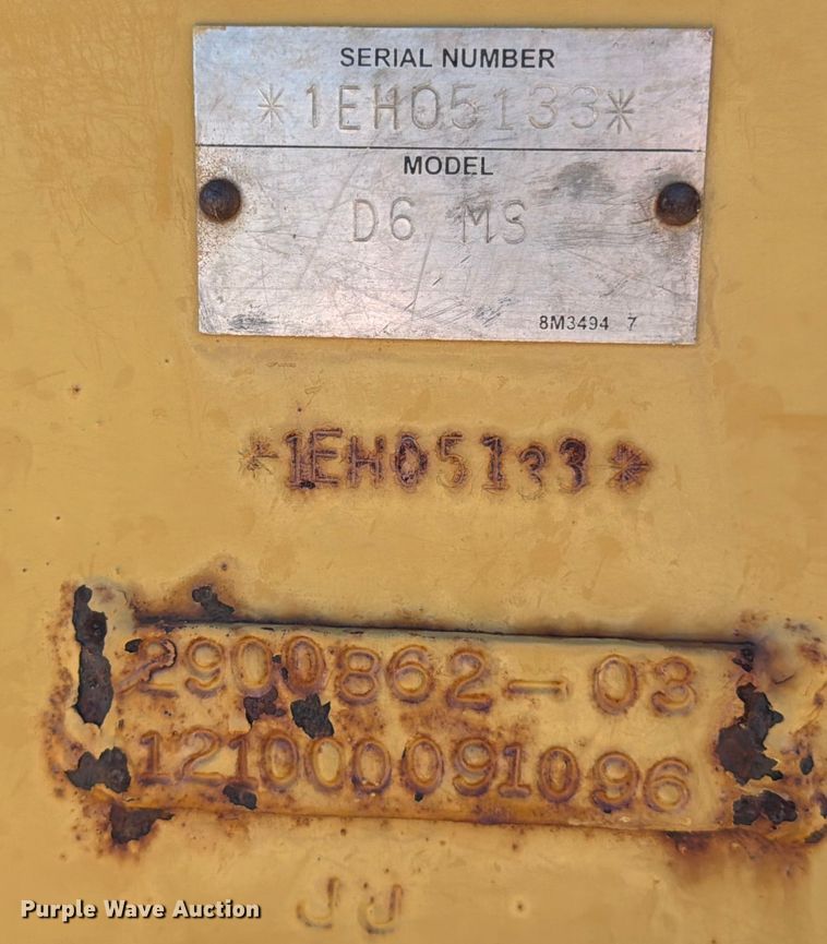 image for item ED5052 Caterpillar D6 MS ripper frame