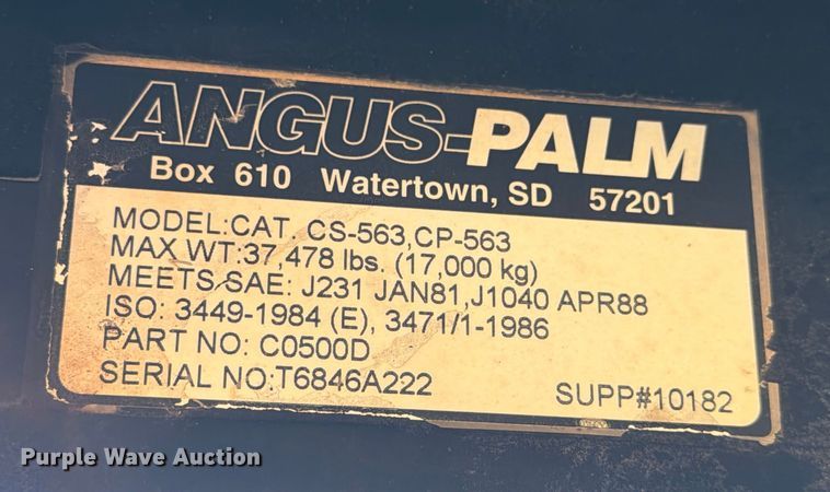 image for item ED5063 1999 Caterpillar CP-563C single drum vibratory roller