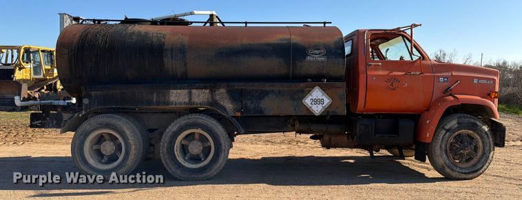 image for item ED5064 1984 Chevrolet Kodiak 70 water truck