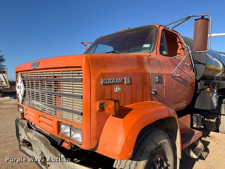 image for item ED5064 1984 Chevrolet Kodiak 70 water truck