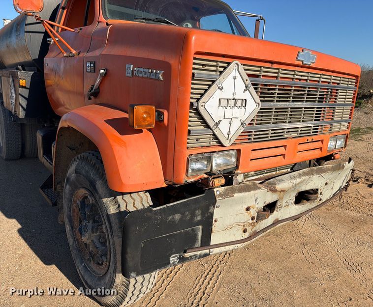 image for item ED5064 1984 Chevrolet Kodiak 70 water truck