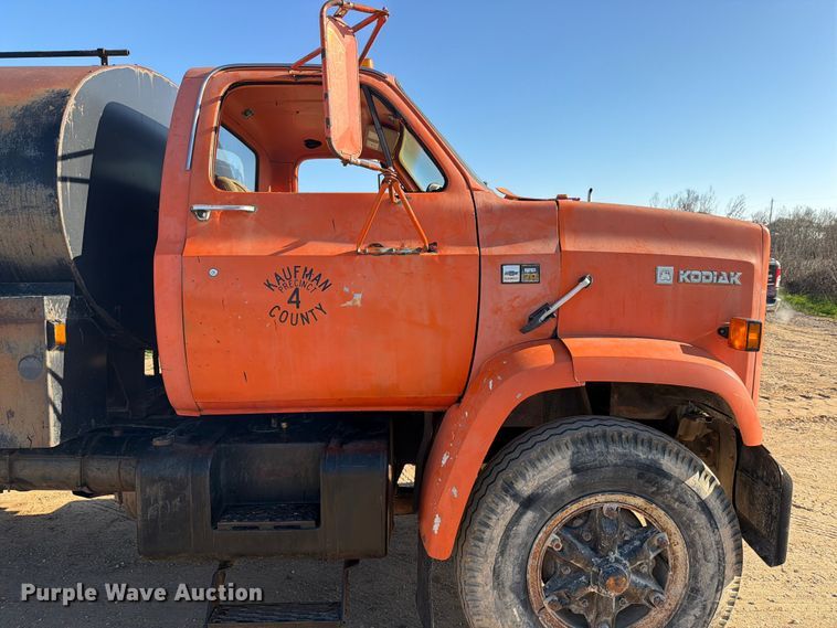 image for item ED5064 1984 Chevrolet Kodiak 70 water truck