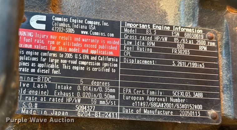 image for item ED5066 2005 Vermeer BC1000XL wood chipper