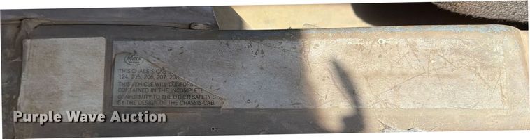 image for item ED5067 1984 Mack R600K dump truck