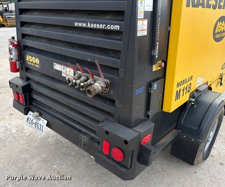 image for item ED5072 2022 Kaeser M118 air compressor