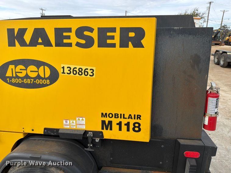 image for item ED5072 2022 Kaeser M118 air compressor