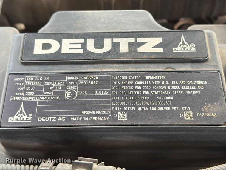 image for item ED5072 2022 Kaeser M118 air compressor