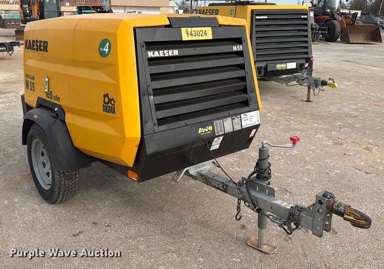 image for item ED5073 2022 Kaeser M55 air compressor
