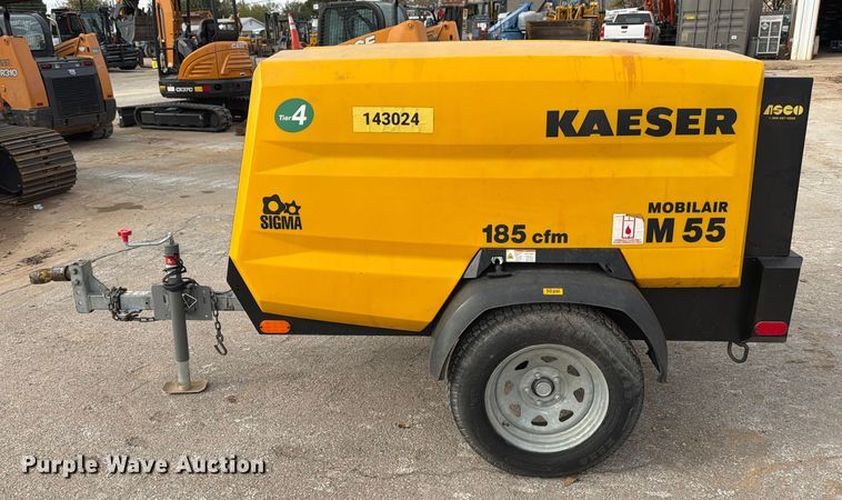 image for item ED5073 2022 Kaeser M55 air compressor