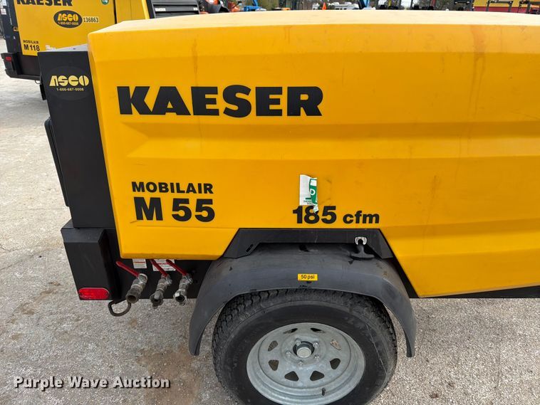image for item ED5073 2022 Kaeser M55 air compressor
