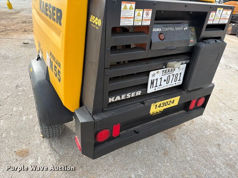 image for item ED5073 2022 Kaeser M55 air compressor