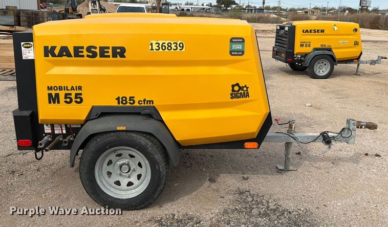 image for item ED5075 2022 Kaeser M55 air compressor