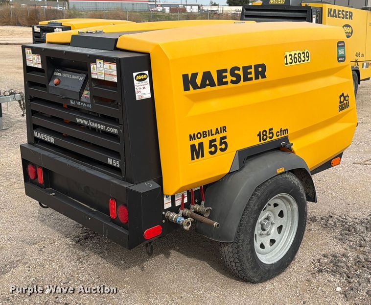 image for item ED5075 2022 Kaeser M55 air compressor