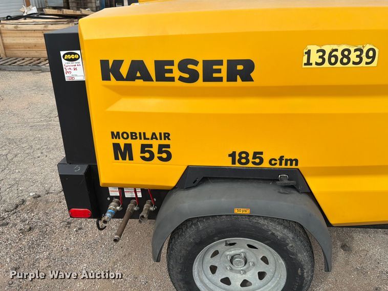 image for item ED5075 2022 Kaeser M55 air compressor