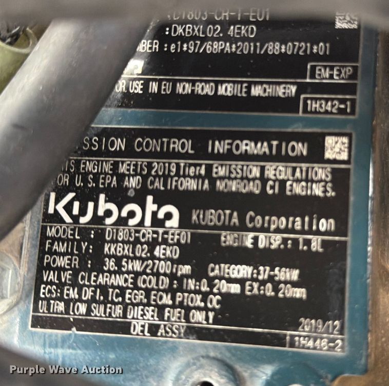 image for item ED5075 2022 Kaeser M55 air compressor