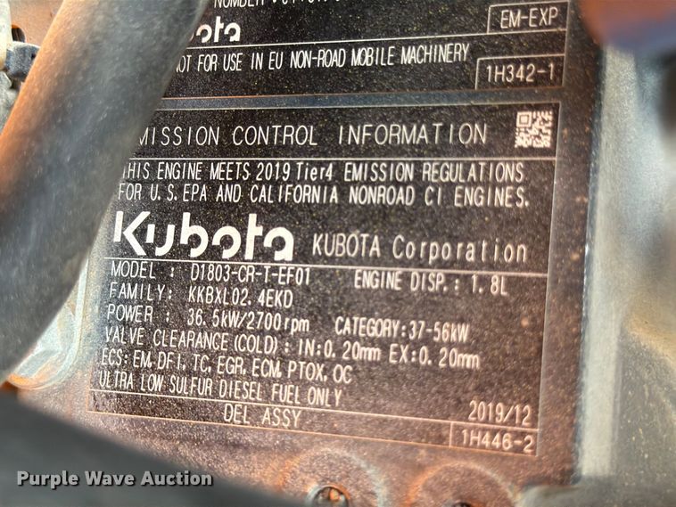 image for item ED5076 2021 Kaeser M55 air compressor