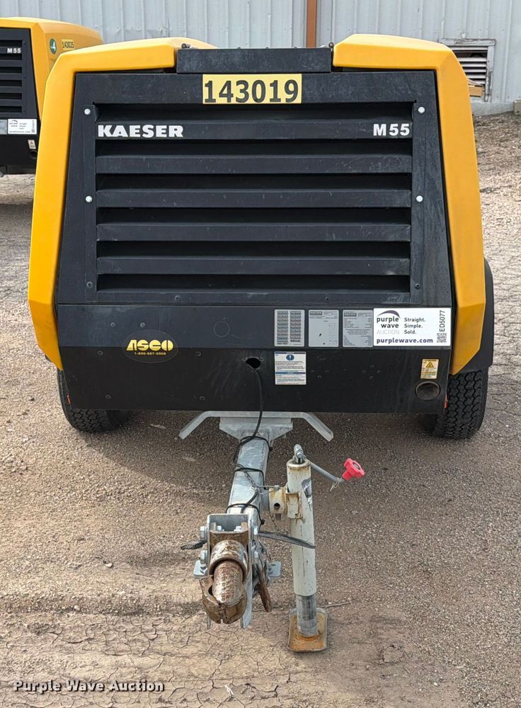 image for item ED5077 2022 Kaeser M55 air compressor