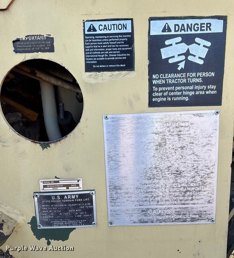 image for item ED5084 International M10A wheel loader