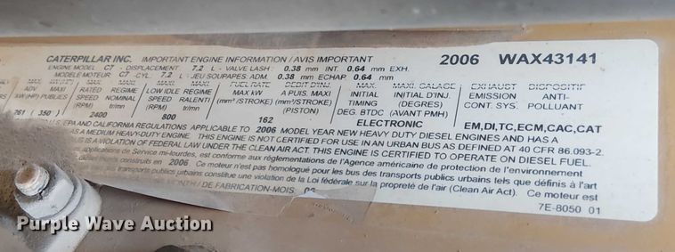 image for item EE1384 2007 Ford F650 utility / service truck