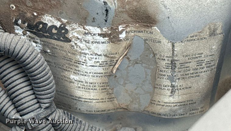 image for item EE3405 2007 Mack CTP713 dump truck