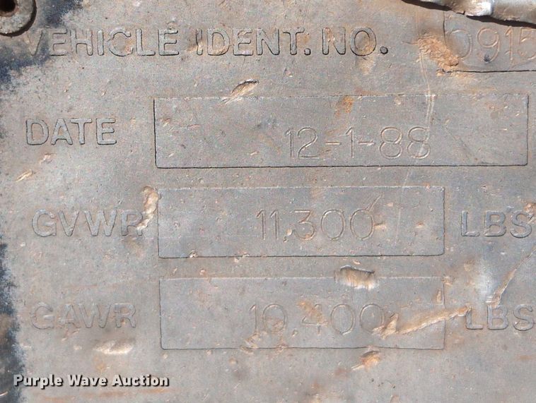 image for item EE4456 1988 TSE T30/36 VGRV reel trailer