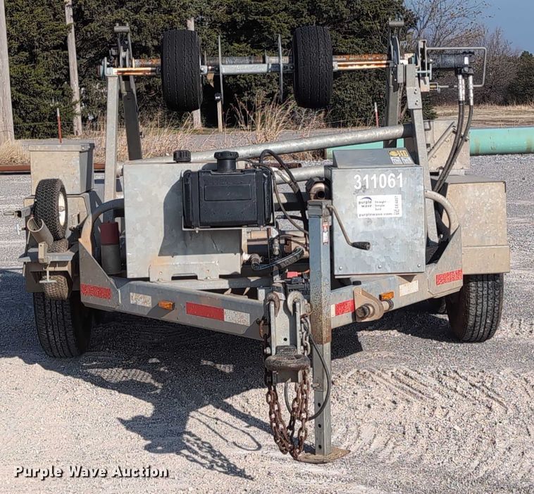 image for item EE4457 2020 Larson Cable Trailers reel trailer