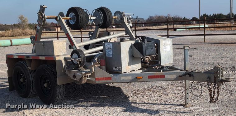 image for item EE4457 2020 Larson Cable Trailers reel trailer