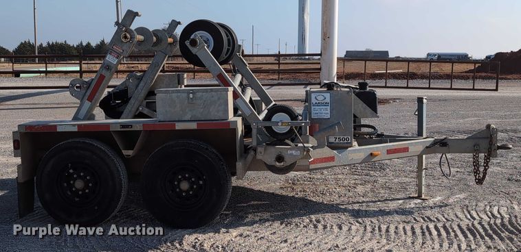 image for item EE4457 2020 Larson Cable Trailers reel trailer