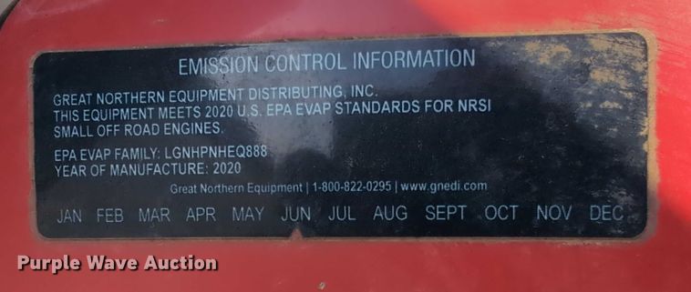 image for item EE4457 2020 Larson Cable Trailers reel trailer