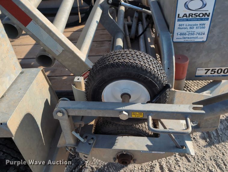 image for item EE4457 2020 Larson Cable Trailers reel trailer