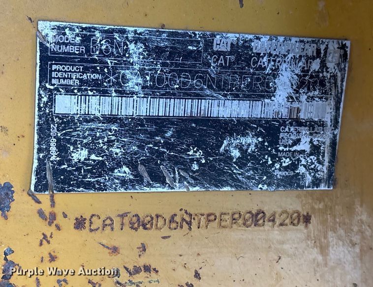 image for item EE4460 2013 Caterpillar D6N XL dozer