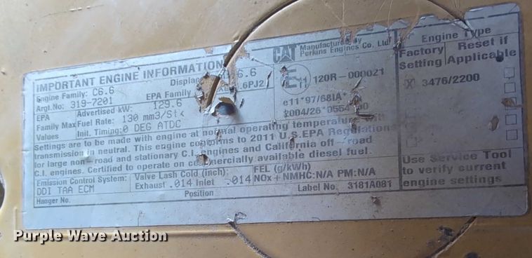 image for item EE4461 2011 Caterpillar D6N XL dozer