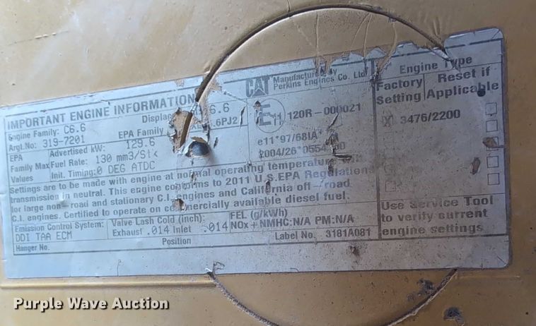 image for item EE4461 2011 Caterpillar D6N XL dozer