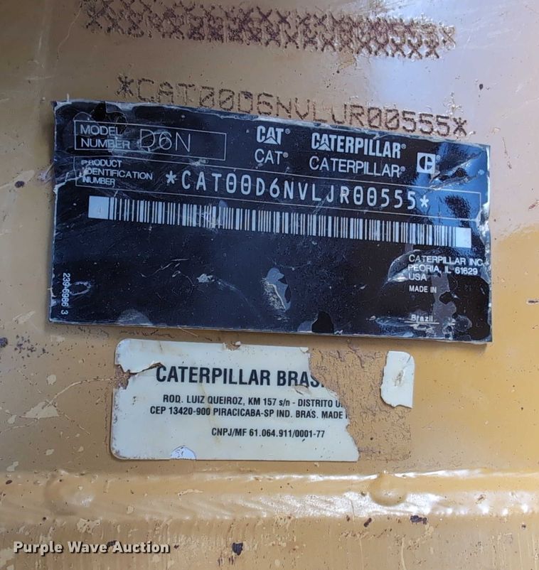 image for item EE4461 2011 Caterpillar D6N XL dozer