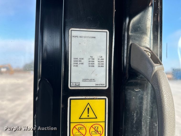 image for item EE4465 2014 Caterpillar 320EL excavator