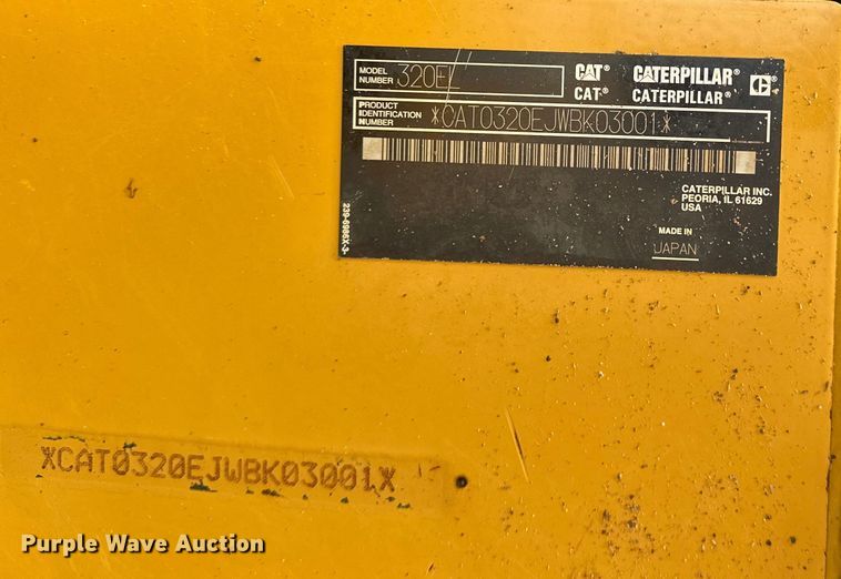 image for item EE4465 2014 Caterpillar 320EL excavator