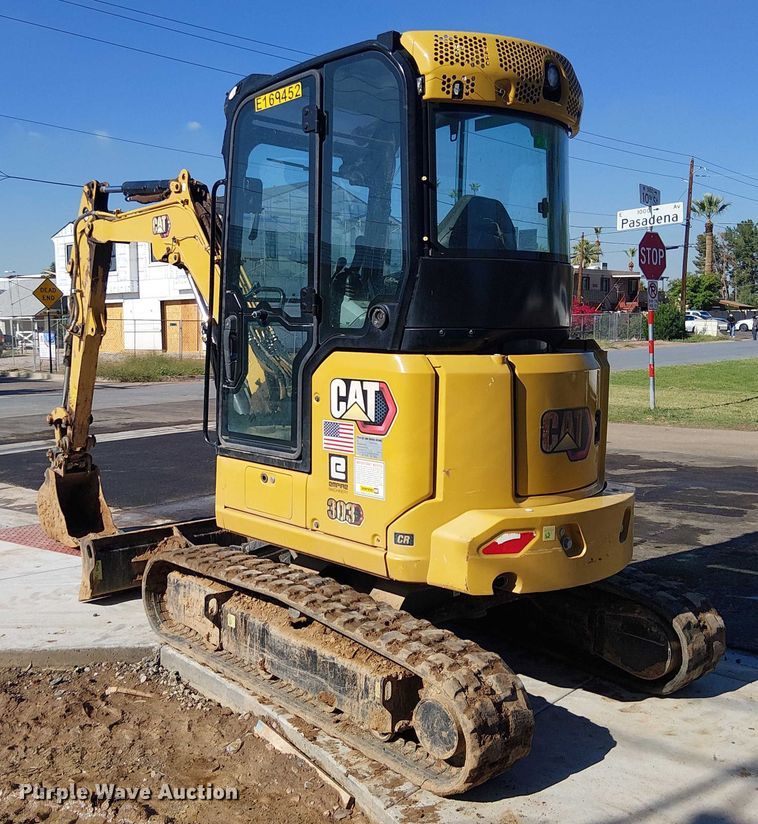 image for item EE5004 2022 Caterpillar 303 CR mini excavator