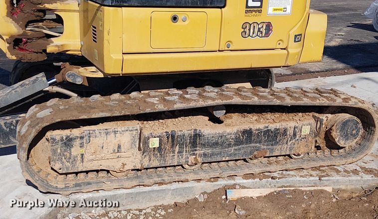 image for item EE5004 2022 Caterpillar 303 CR mini excavator