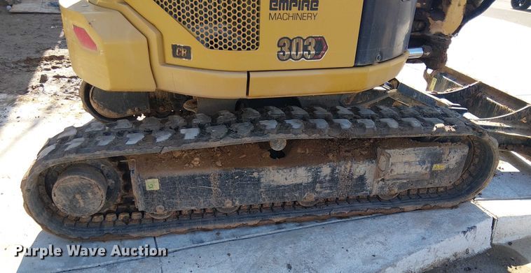 image for item EE5004 2022 Caterpillar 303 CR mini excavator