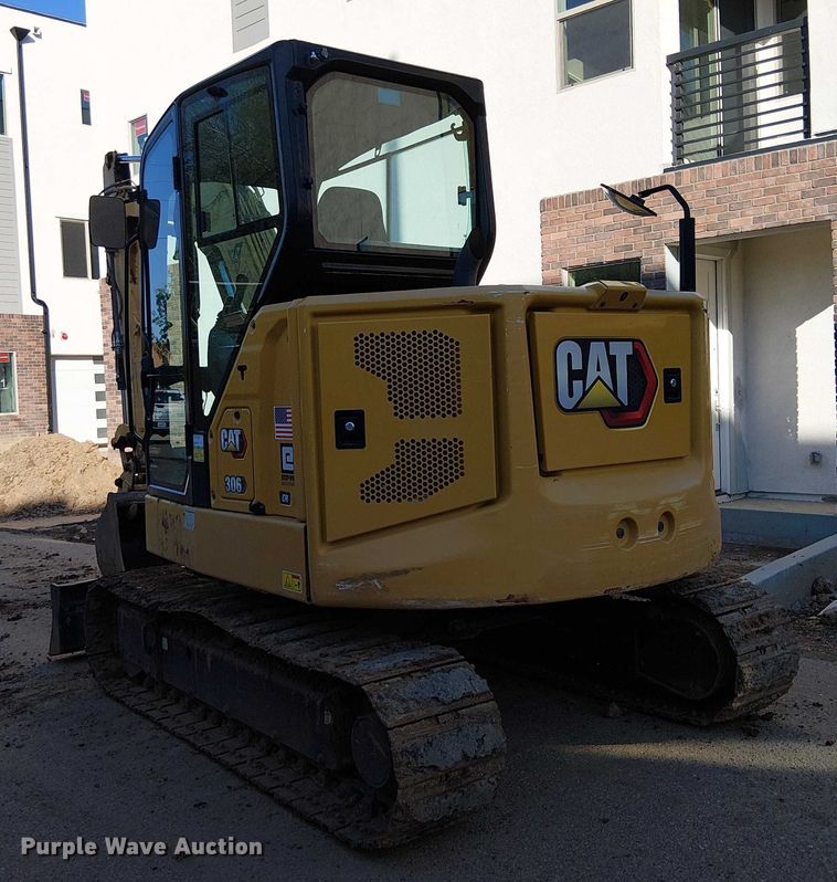 image for item EE5008 2022 Caterpillar 306 CR mini excavator
