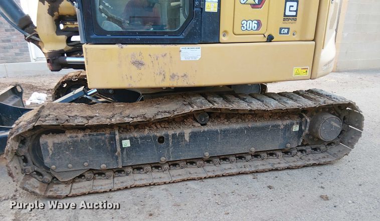 image for item EE5008 2022 Caterpillar 306 CR mini excavator