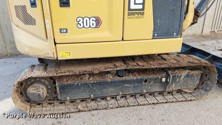 image for item EE5008 2022 Caterpillar 306 CR mini excavator