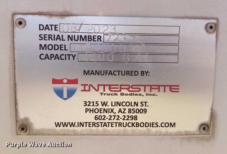 image for item EE5018 2024 Kenworth T480 water truck