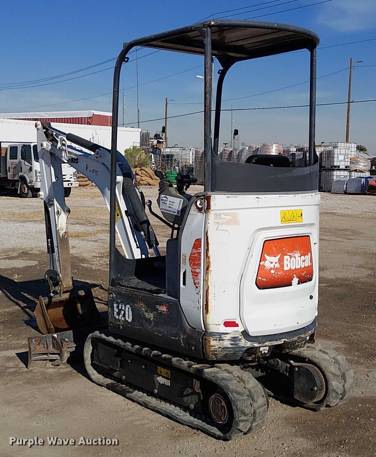 image for item EE5022 2016 Bobcat E20 mini excavator
