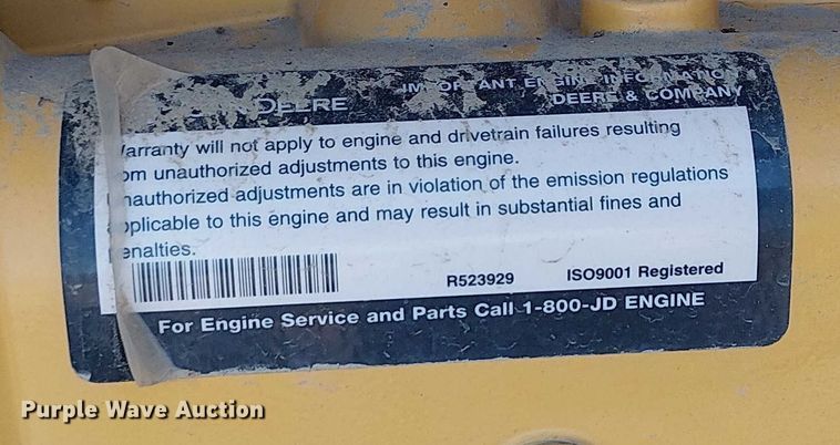 image for item EE5056 2015 John Deere 872 GP motor grader