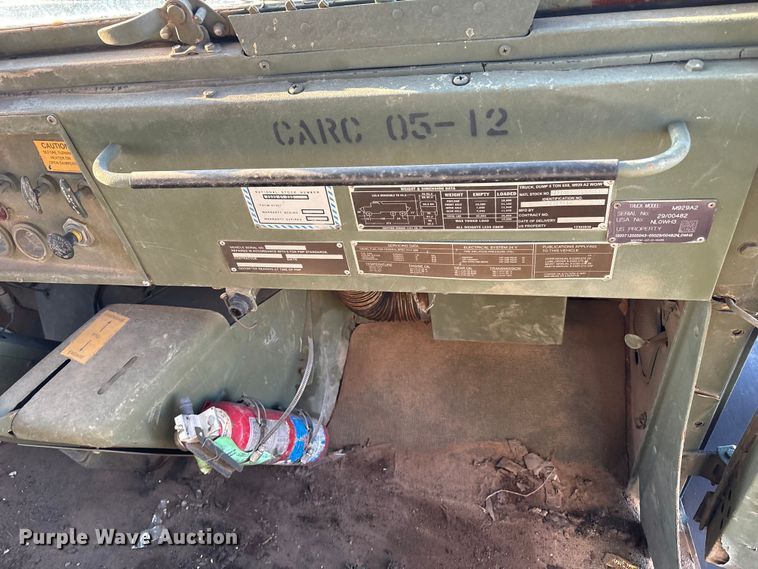 image for item EF6206 1990 Am General M929A2 dump truck